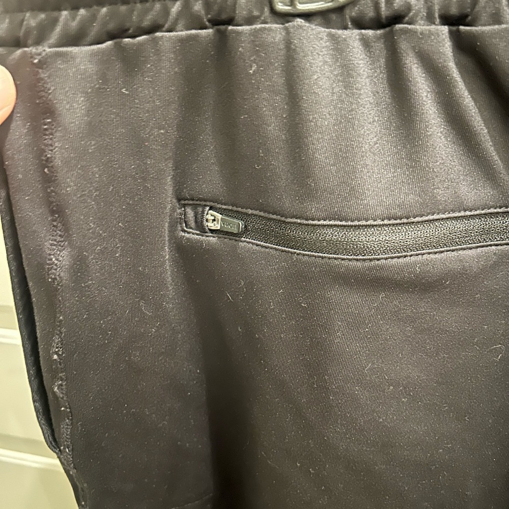Vuori Black Joggers with White Drawstring - Picture 6 of 7